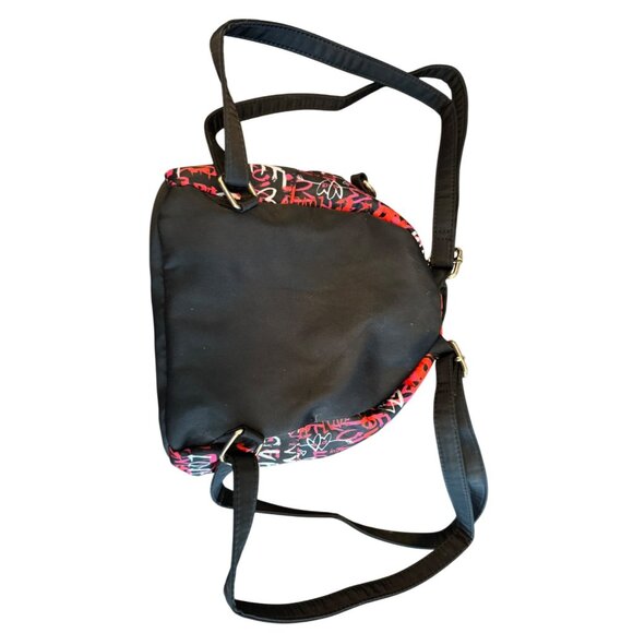 Trendy Mini Graffiti Style Backpack With Love Lettering Print & Adjustable Strap - Picture 7 of 7
